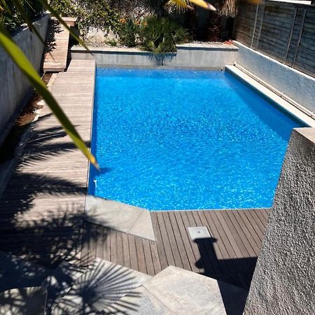 2 Pieces Rez-De-Jardin Dans Maison Avec Piscine Villeneuve-Loubet Exterior photo